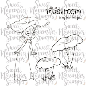 Digital Stamp - Midsummer Mushroom Collection: Chanterelle