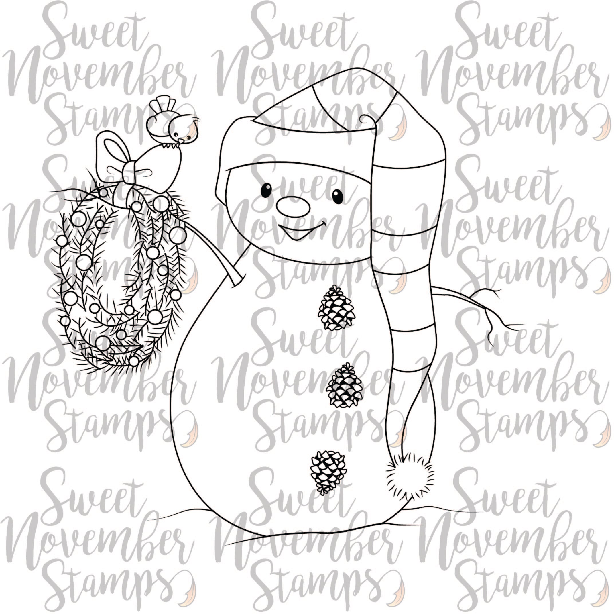 Digital Stamp - Sweet November Vault: Chill E Pinebough