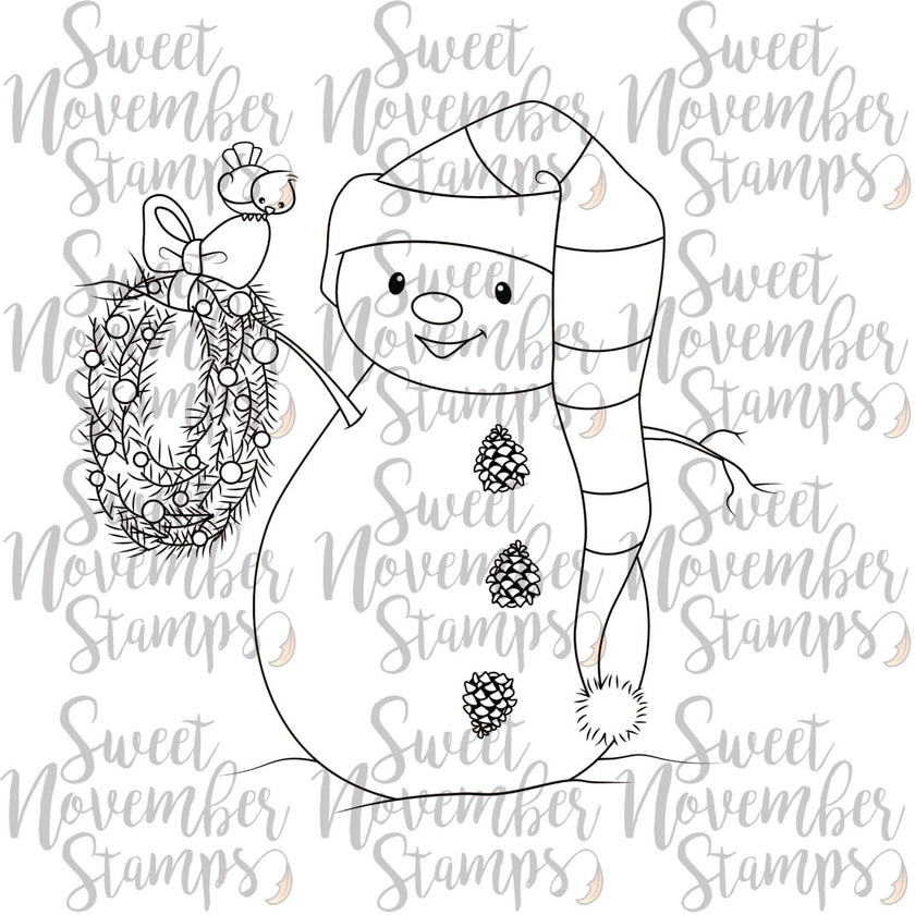Digital Stamp - Sweet November Vault: Chill E Pinebough