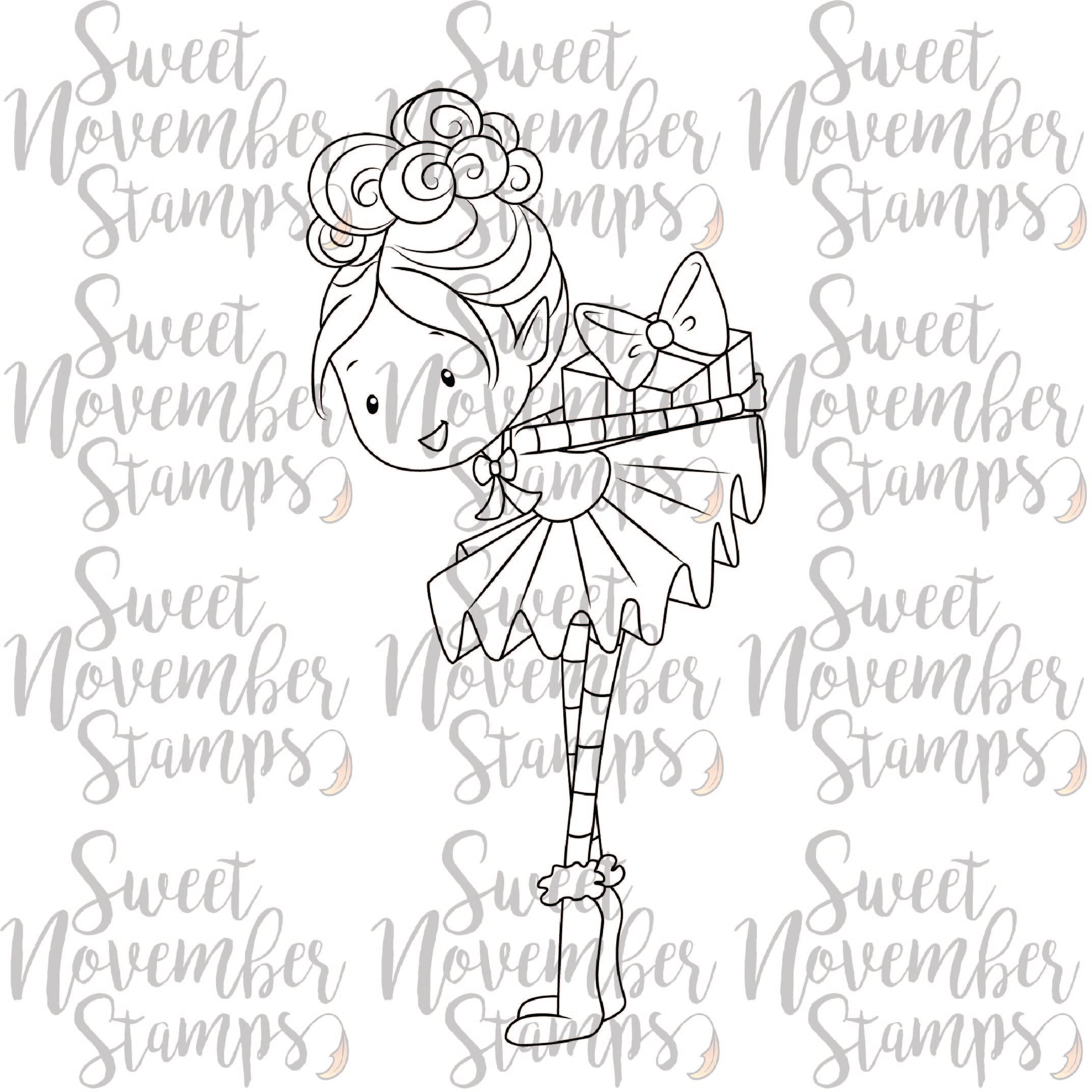 Digital Stamp - Sweet November Vault: Christmas Pixie Chrissy