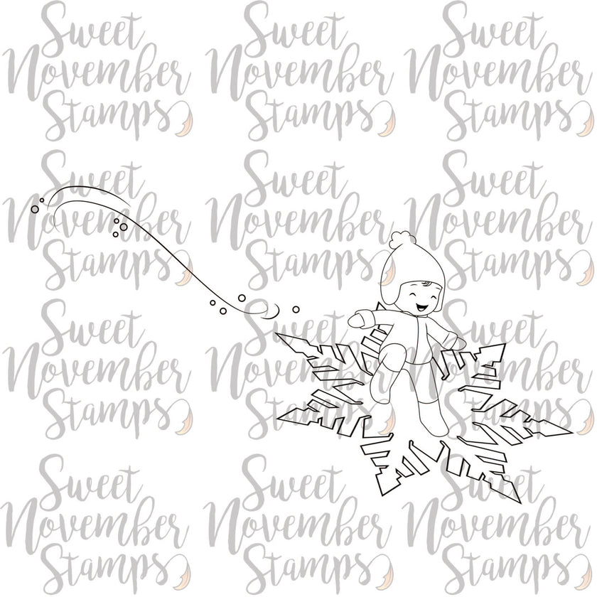 Digital Stamp: Fairwee Flurries - Colden