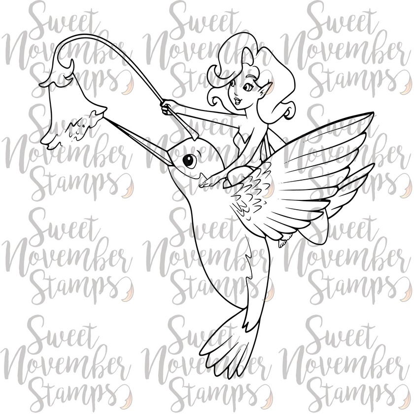 Digital Stamp - Cora Bell and Pip