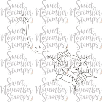 Digital Stamp: Fairwee Flurries - Crispin