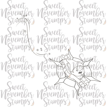 Digital Stamp: Fairwee Flurries - Crispin