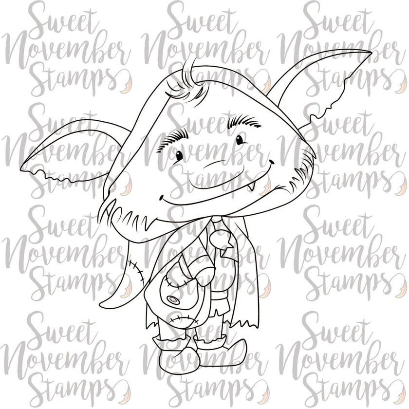 Digital Stamp - Don't Feed the Troll: Crowslyboo