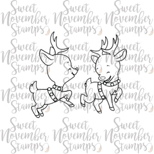 Digital Stamp - A Very Merrwee Christmas: Dancer and Dasher Bundle