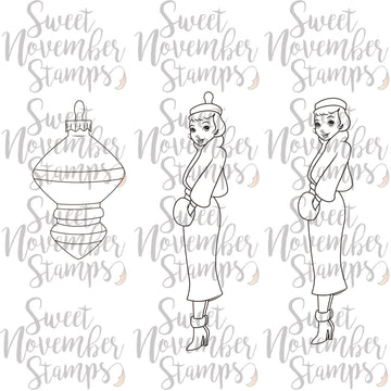 Digital Stamp - Shiny Brite: Dazzling Doris