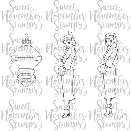 Digital Stamp - Shiny Brite: Dazzling Doris