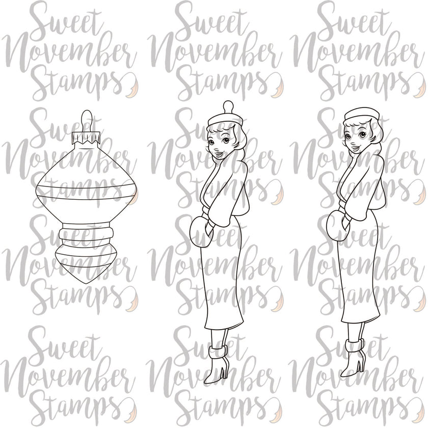 Digital Stamp - Shiny Brite: Dazzling Doris