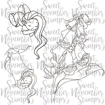 Digital Stamp - Fairy Sleepover: Deirdre