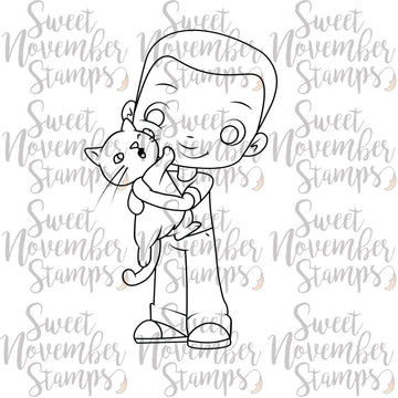Digital Stamp - Cats Rule: DeShaun and Queenie