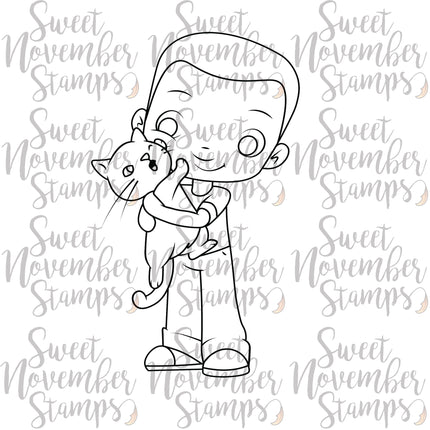 Digital Stamp - Cats Rule: DeShaun and Queenie