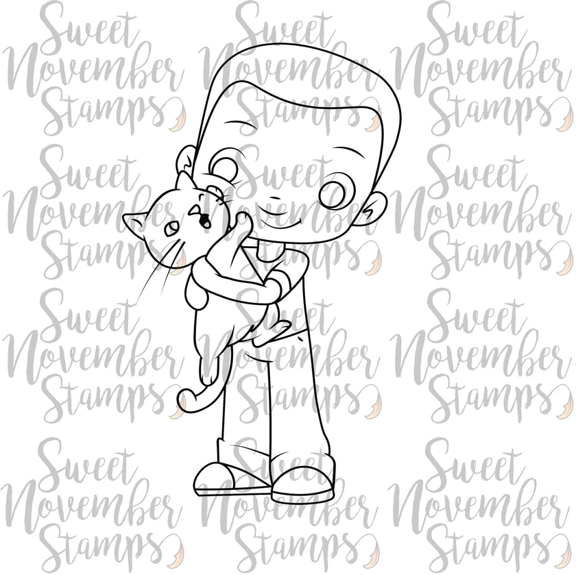 Digital Stamp - Cats Rule: DeShaun and Queenie