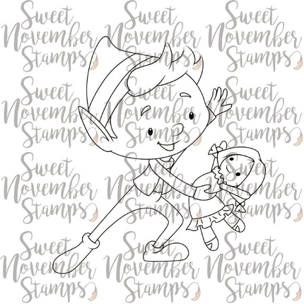 Digital Stamp - Dudley's Christmas Wish: Dudley and Dolly tango