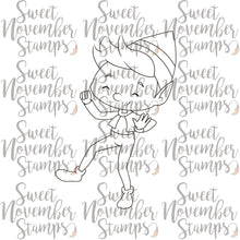 Load image into Gallery viewer, Digital Stamp - Dudley&#39;s Christmas Wish: Dudley the Dancing Elf
