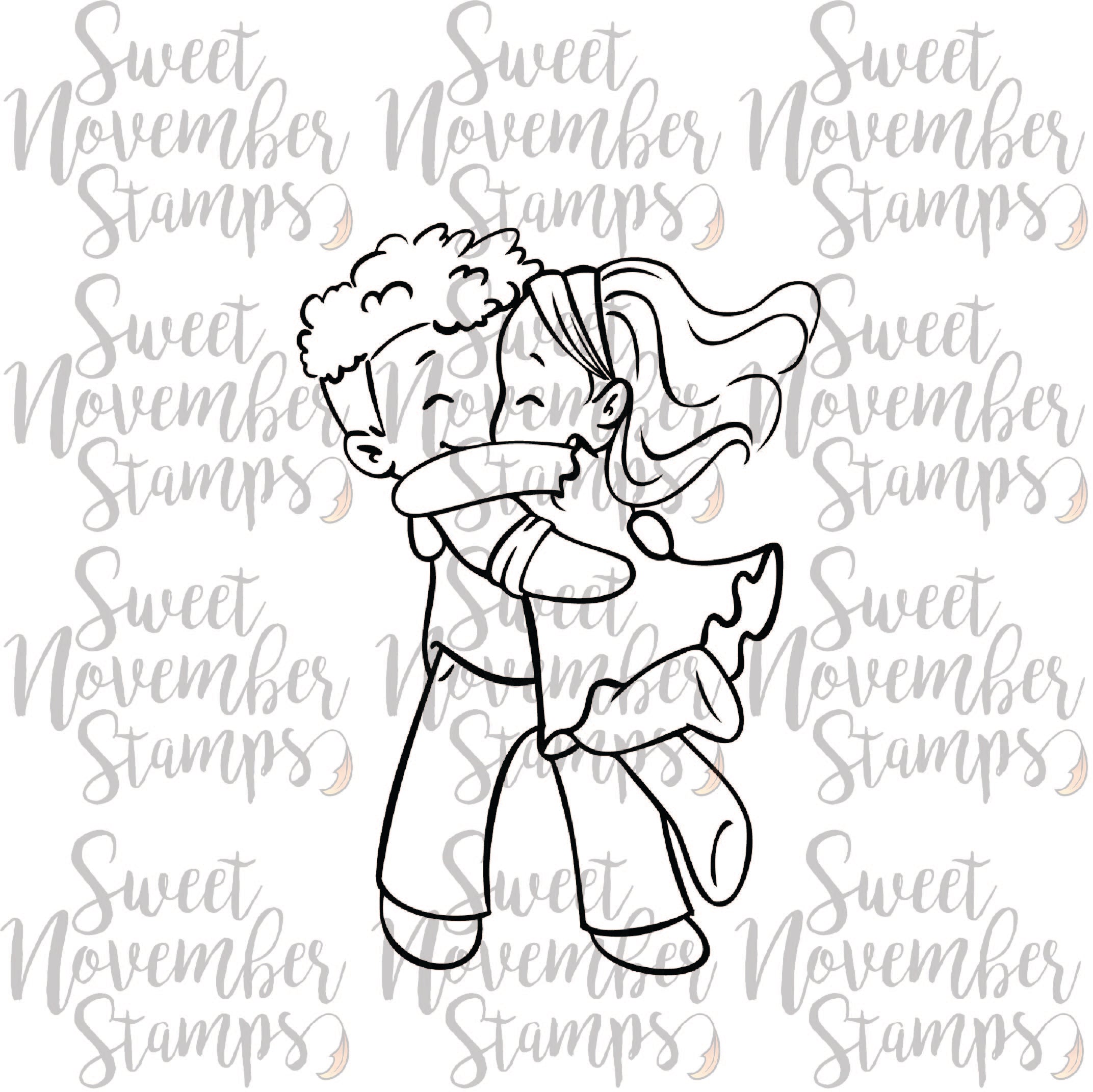 Digital Stamp - My Wee Valentine: Edward and Vivian