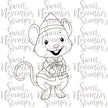 Digital Stamp - Merry Chrismouse: Elf Mouse