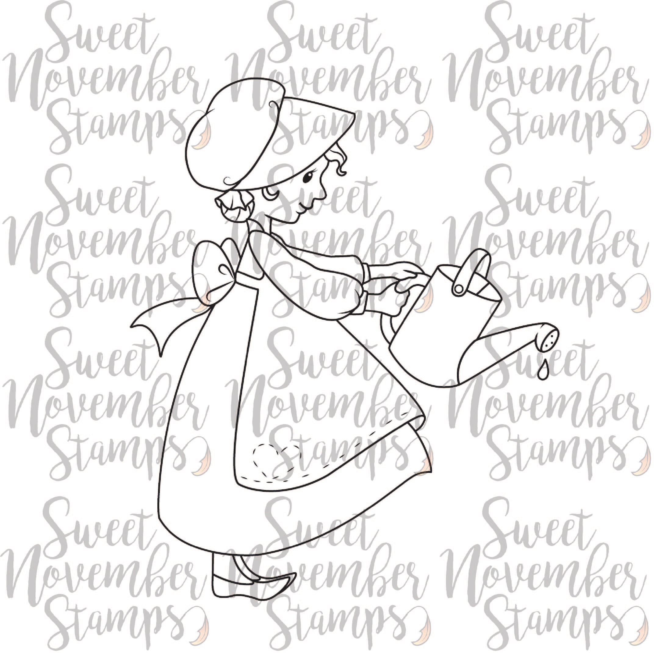 Digital Stamp - Sweet November Vault: Garden Girl Elsie