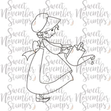 Load image into Gallery viewer, Digital Stamp - Sweet November Vault: Garden Girl Elsie
