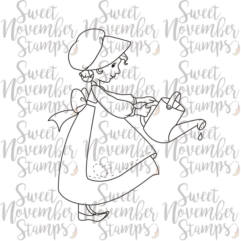 Digital Stamp - Sweet November Vault: Garden Girl Elsie