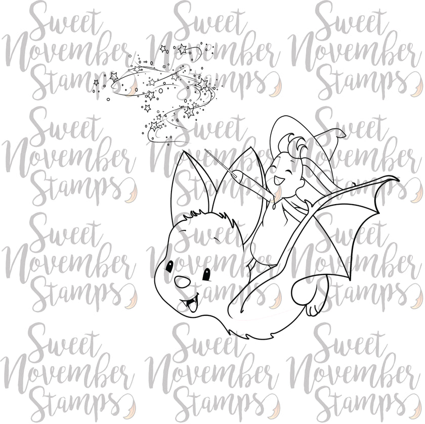 Digital Stamp - Witchwee - Elspeth Halloween Pack