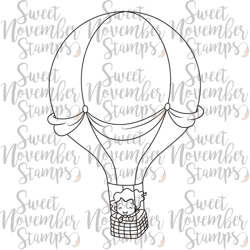 Digital Stamp - Sweet November Vault: Emaline's Hot Air Ride