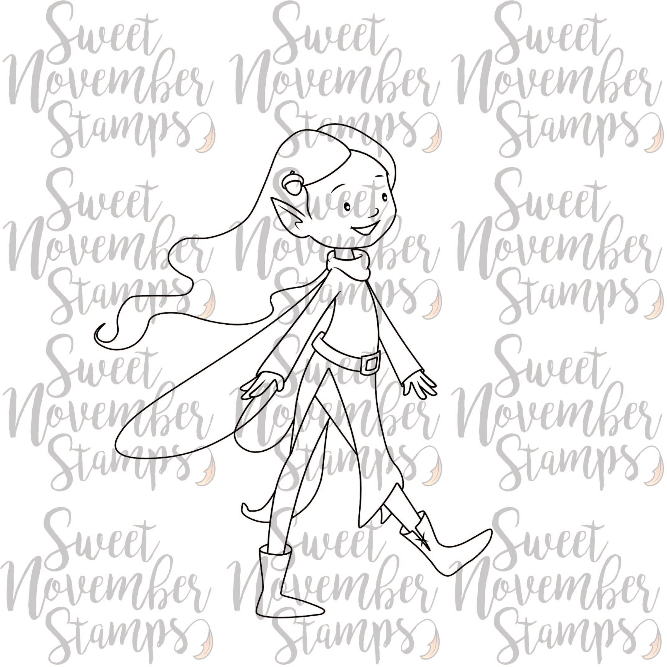 Digital Stamp - Fall Fairy: Ember