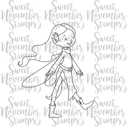 Digital Stamp - Fall Fairy: Ember