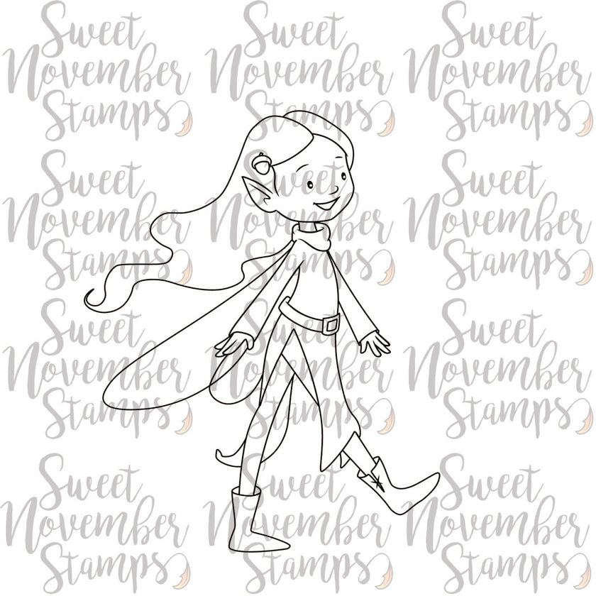 Digital Stamp - Fall Fairy: Ember