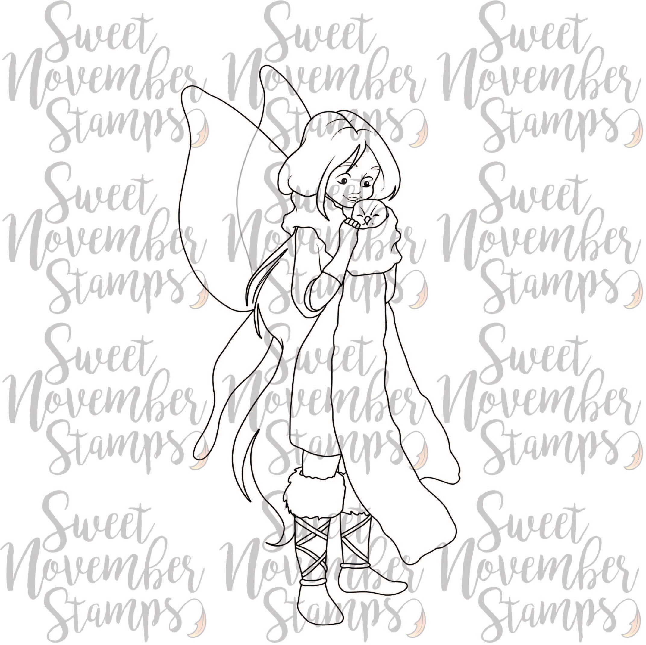 Digital Stamp - Winter Fairytail: Emma Everfrost