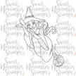 Digital Stamp - Flying High Witches: Evanora