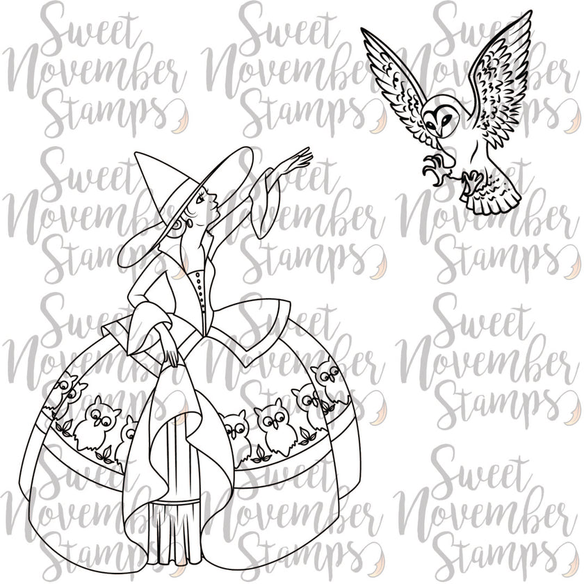 Digital Stamp - Catwalk Witches: Evilene