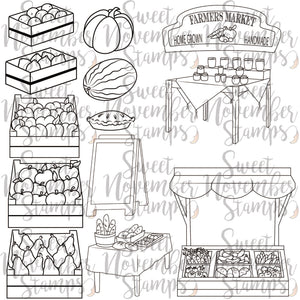 Digital Stamp - The Brownies Farmers Market: Accessory Packet