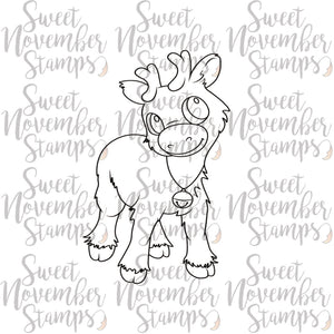 Digital Stamp - Reindeer Games: Figgy