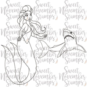 Digital Stamp - Mermaid Pals: Fleet Currentglider and Mak