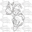 Digital Stamp - Tree Trimming Fairies: Flitter Bea
