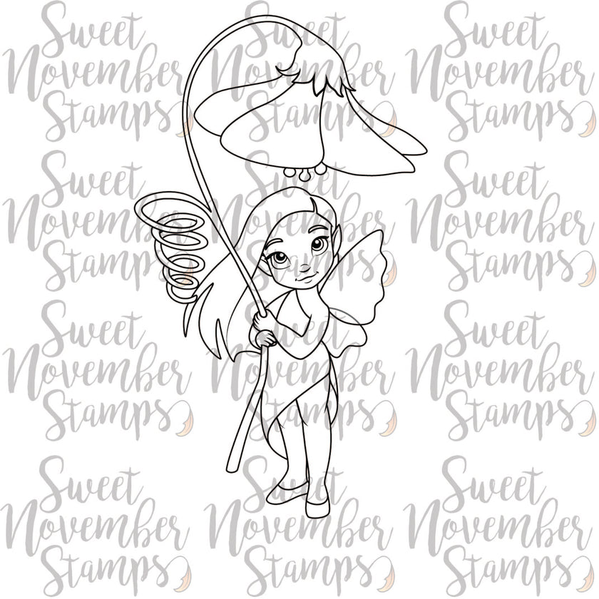 Digital Stamp - Fleur Rainfall