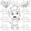 Digital Stamp - Frightful Flutterbees: William
