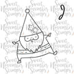 Digital Stamp - Folk Art Santa 2