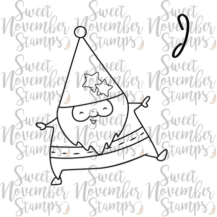 Digital Stamp - Folk Art Santa 2