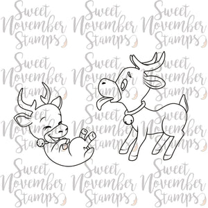 Digital Stamp - Frosty Shenanigans: Reindeer set