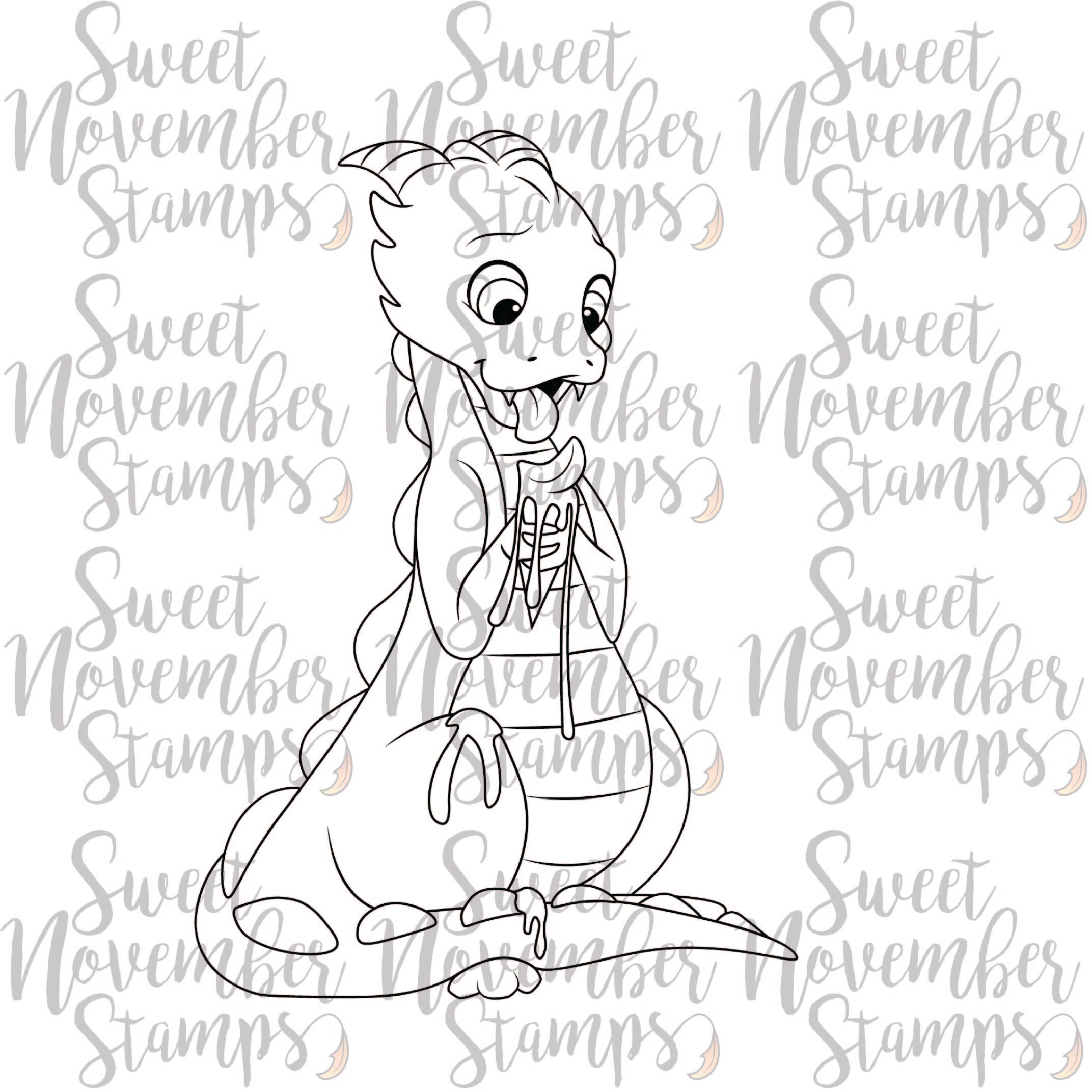 Digital Stamp - Summer Dragons: Froyo
