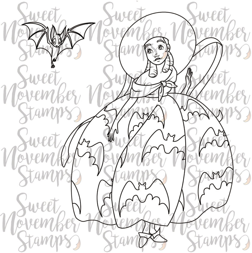 Digital Stamp - Catwalk Witches: Genevieve