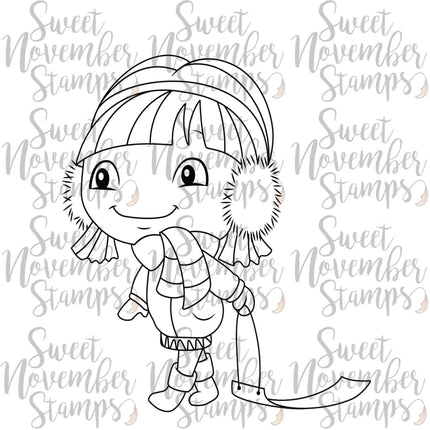 Digital Stamp - Sweet November Vault: Winter Kids Georgia