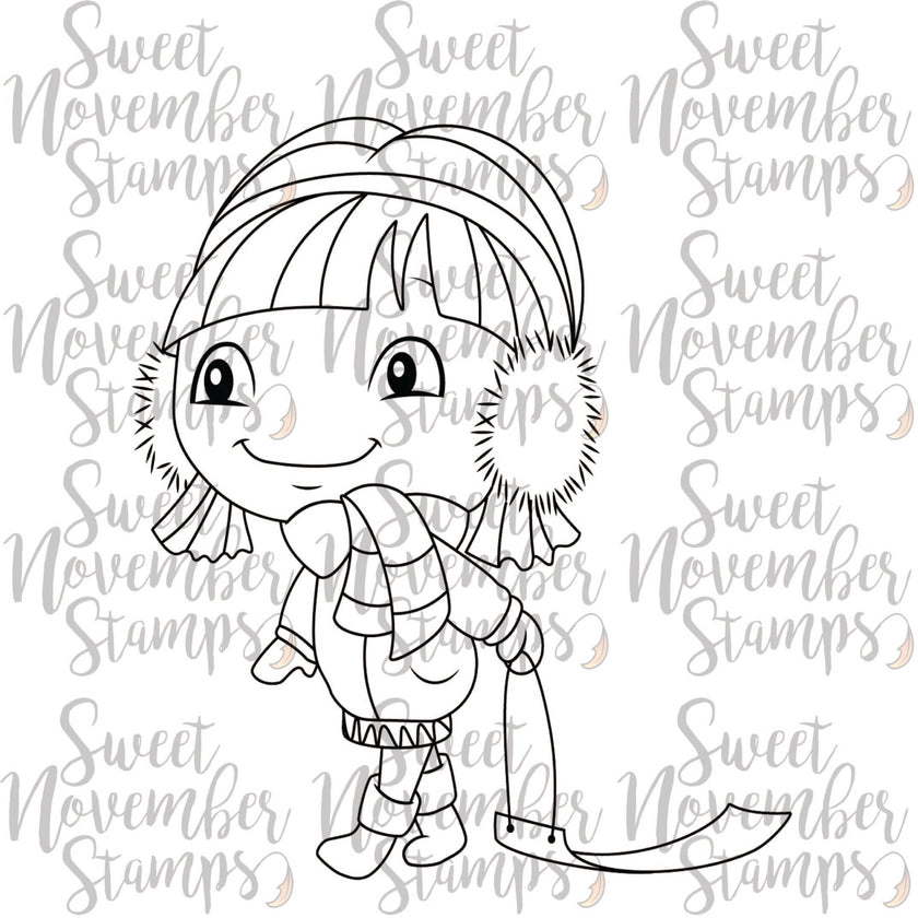 Digital Stamp - Sweet November Vault: Winter Kids Georgia