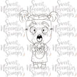 Digital Stamp - Halloween Masquerade: Ghost Gertie