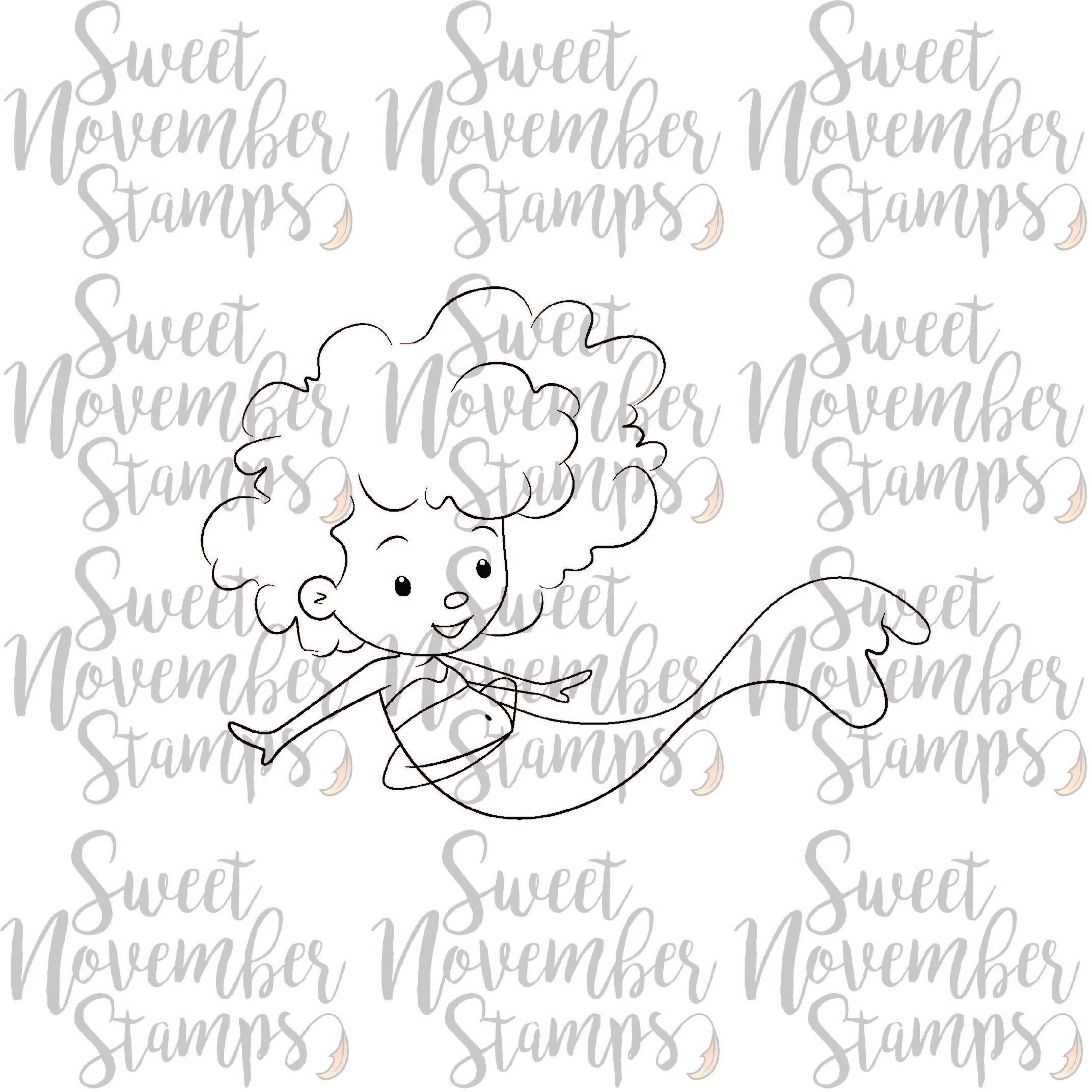 Digital Stamp - The Guppies: Gilly