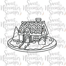 Load image into Gallery viewer, Digital Stamp - Gingerbread  House
