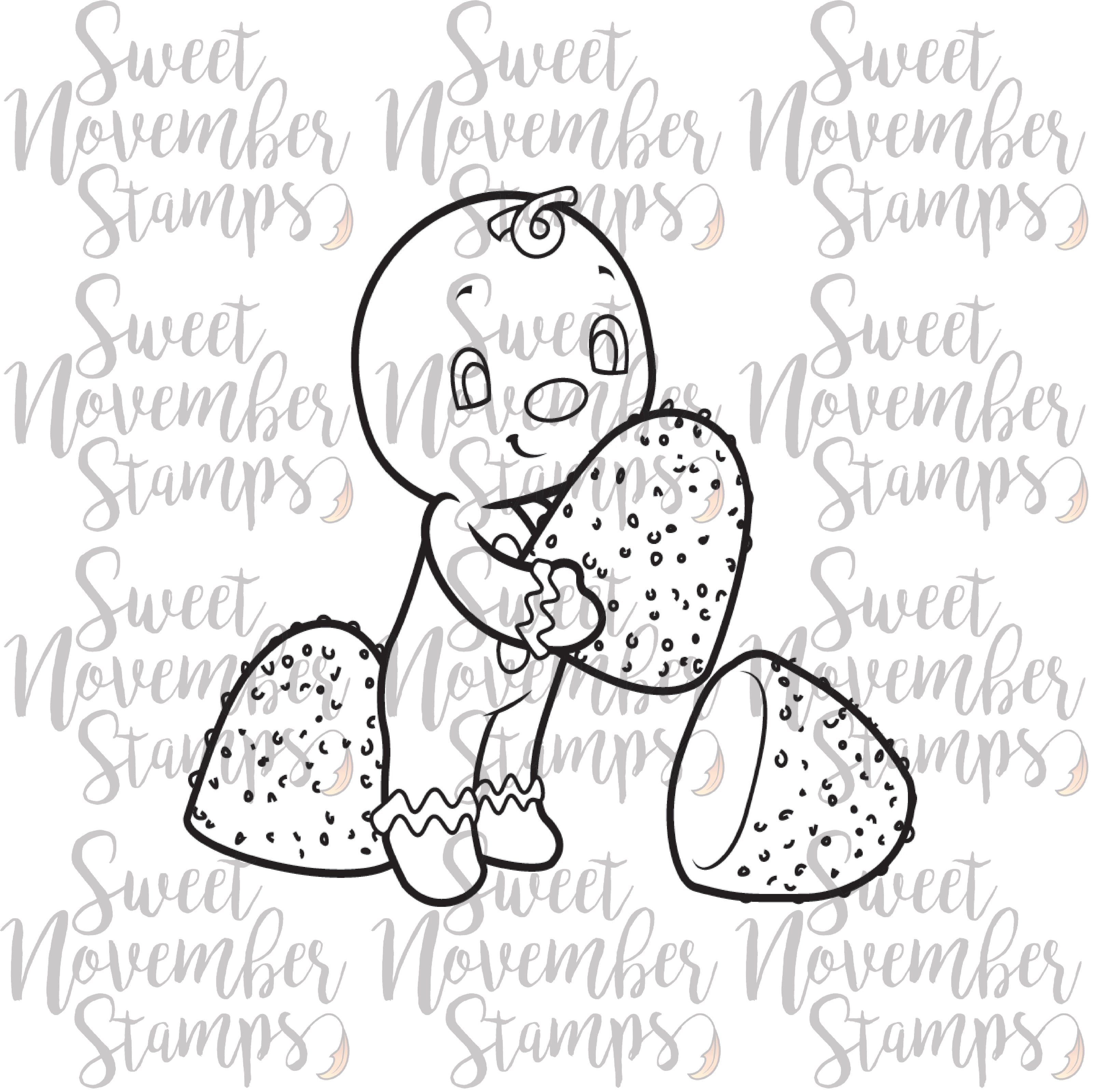 Digital Stamp - Sweet November Vault: Gingy with gumdrop