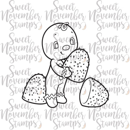 Digital Stamp - Sweet November Vault: Gingy with gumdrop